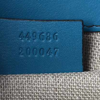Gucci Microguccissima Mini Emily Shoulder Bag Deep Cobalt 7 of 11