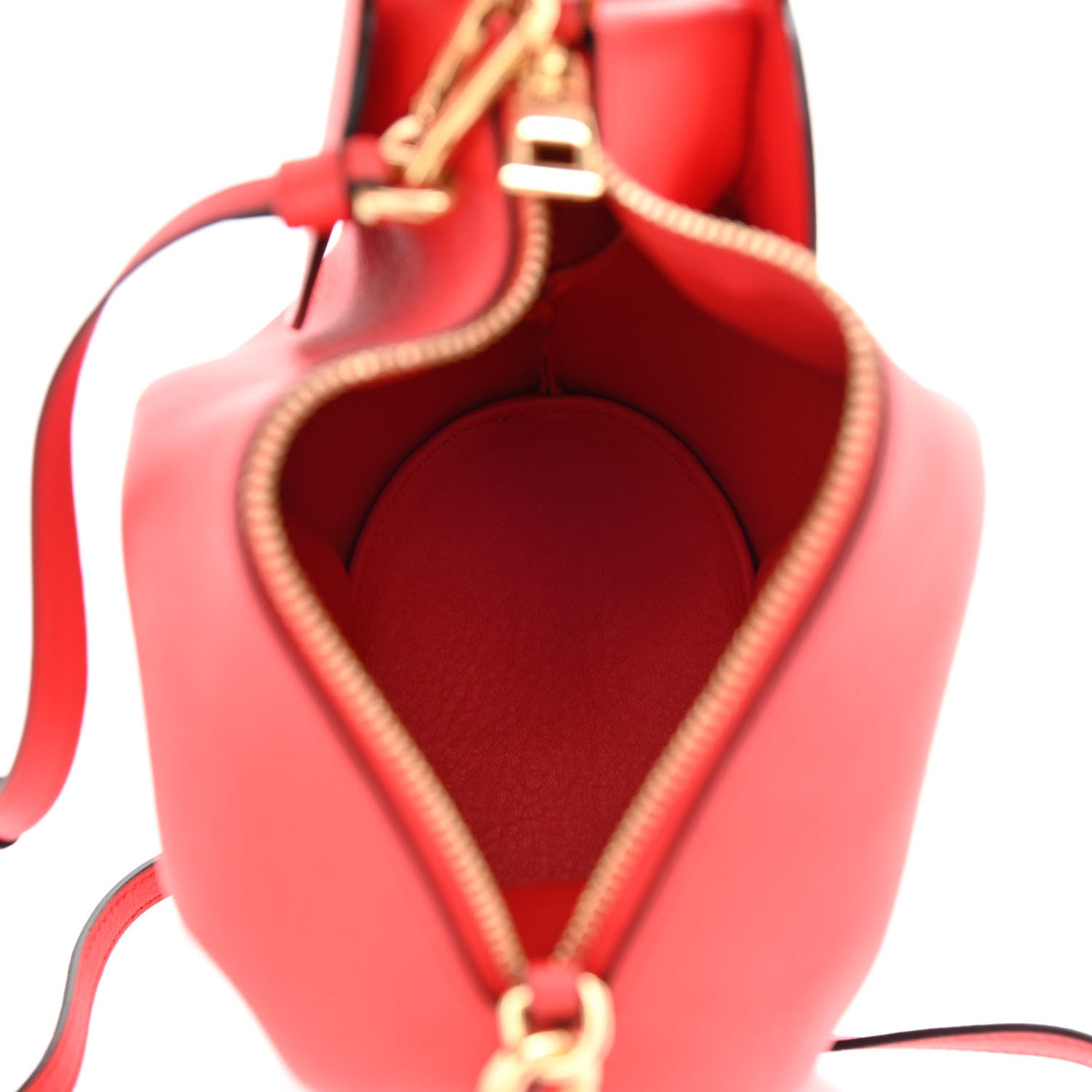 Loewe Calfskin Mini Elephant Crossbody Bag Scarlet Red 6 of 13
