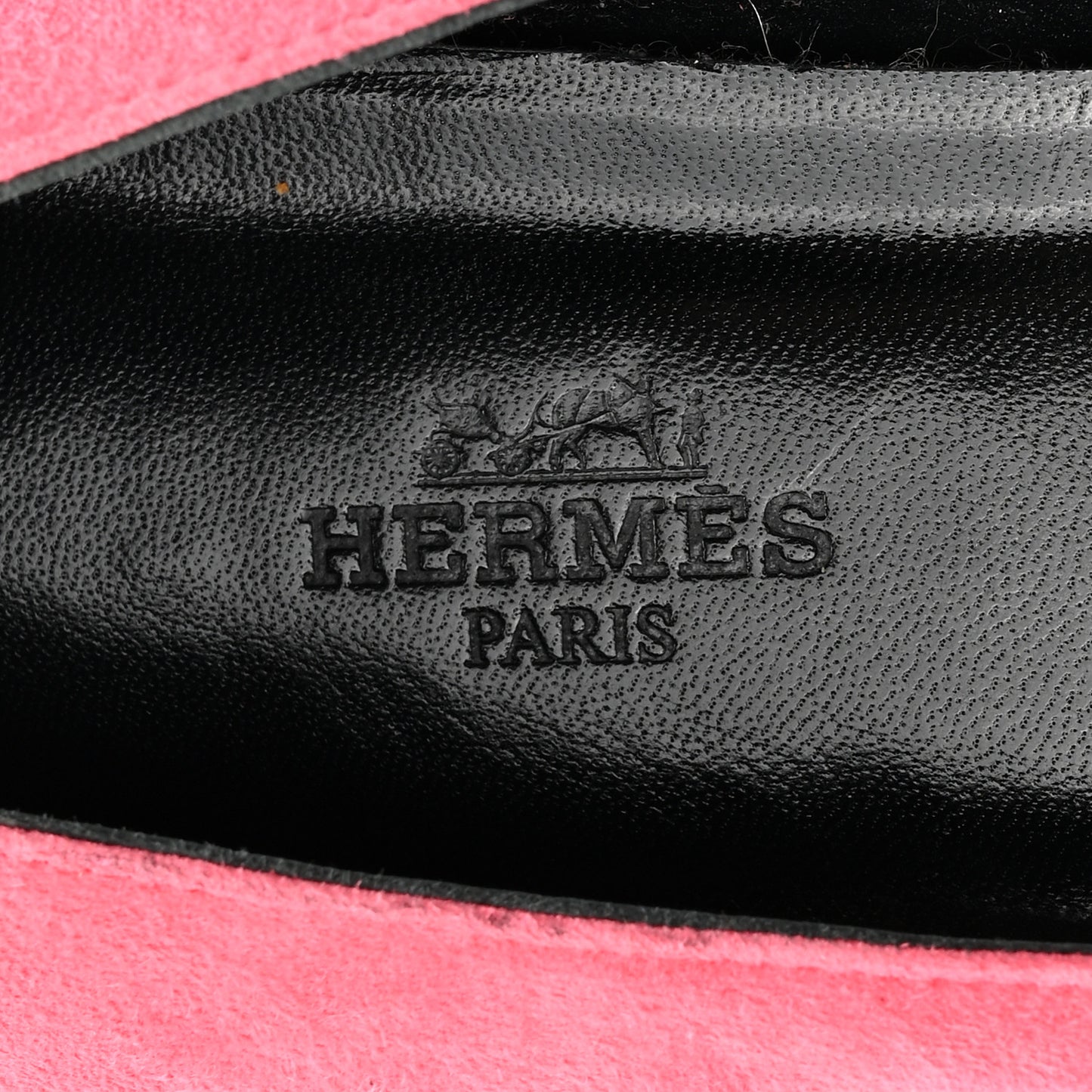 Velvet Goatskin Patent Epsom Nice Ballerina Flats 37.5 Fuchsia Black