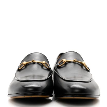 Gucci Calfskin Womens Jordaan Loafers 38.5 Black 2 of 11