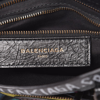 Balenciaga Agneau Arena Graffiti All Over Classic Hardware Mini City Black Multicolor 6 of 10
