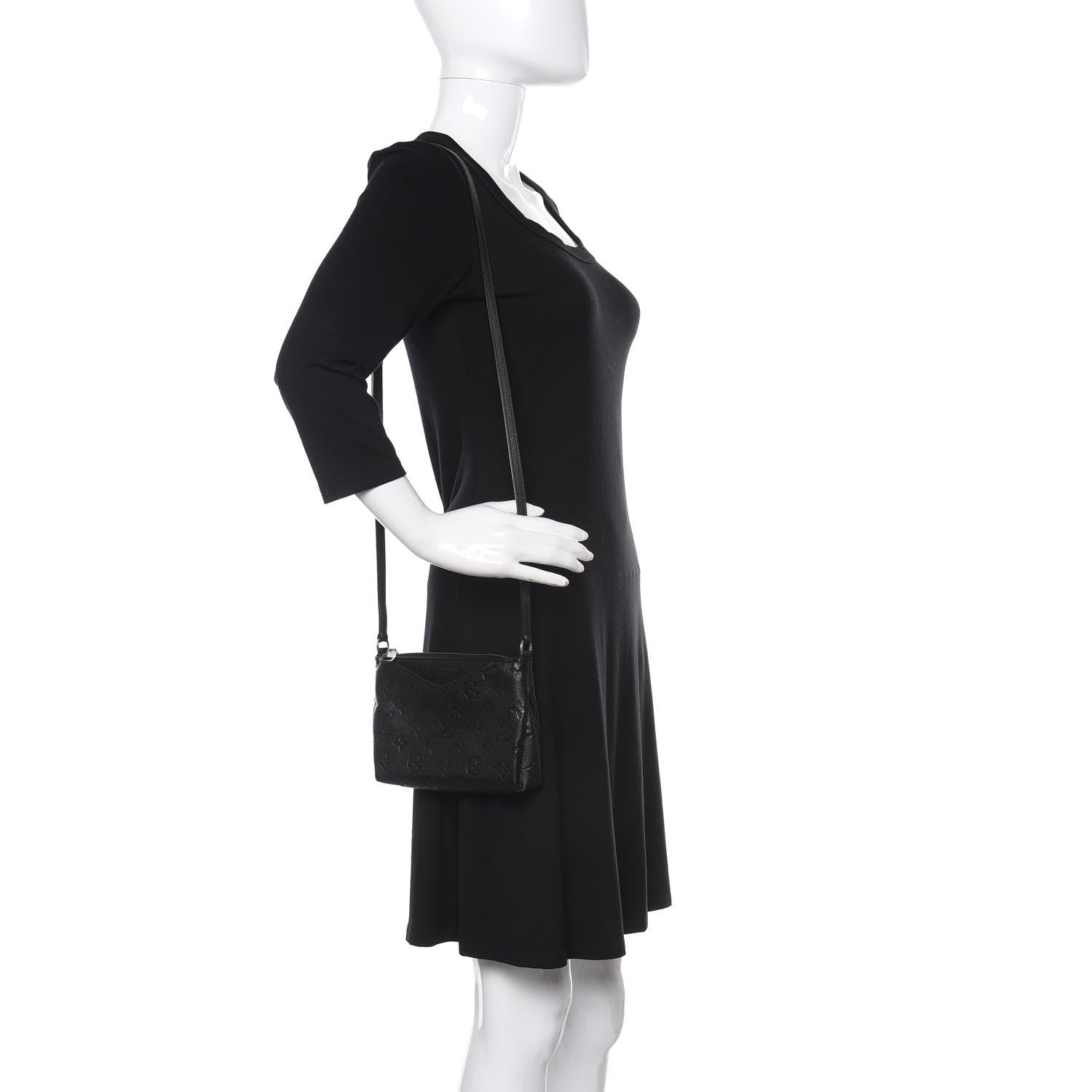Louis Vuitton Empreinte Pallas Crossbody Black 2 of 9