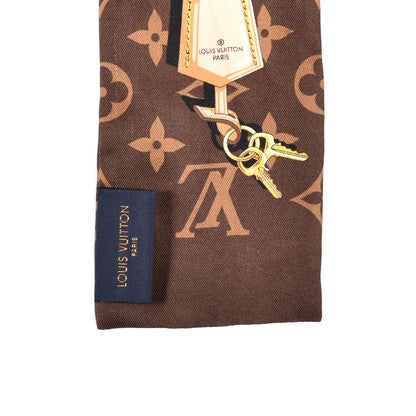 Louis Vuitton Silk Monogram Confidential Bandeau Brown 4 of 5