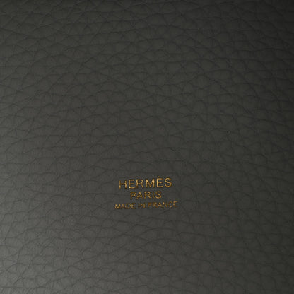 Hermes Taurillon Clemence Picotin Lock 18 PM Bleu Pale 6 of 12