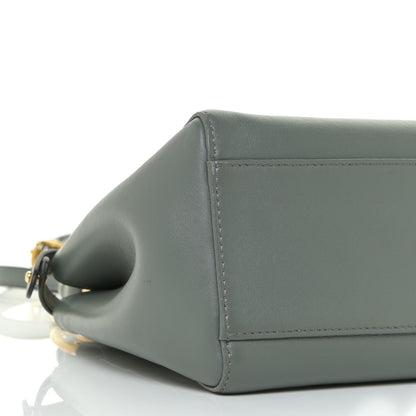 Fendi Nappa Mini Peekaboo Iconic Satchel Fumo 8 of 14