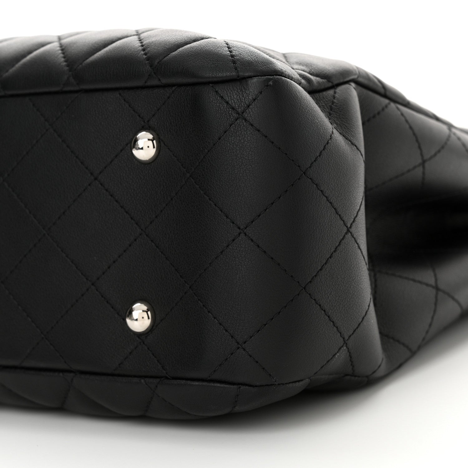 Chanel Calfskin Quilted Large Classic Shopping Tote Black 10 of 11