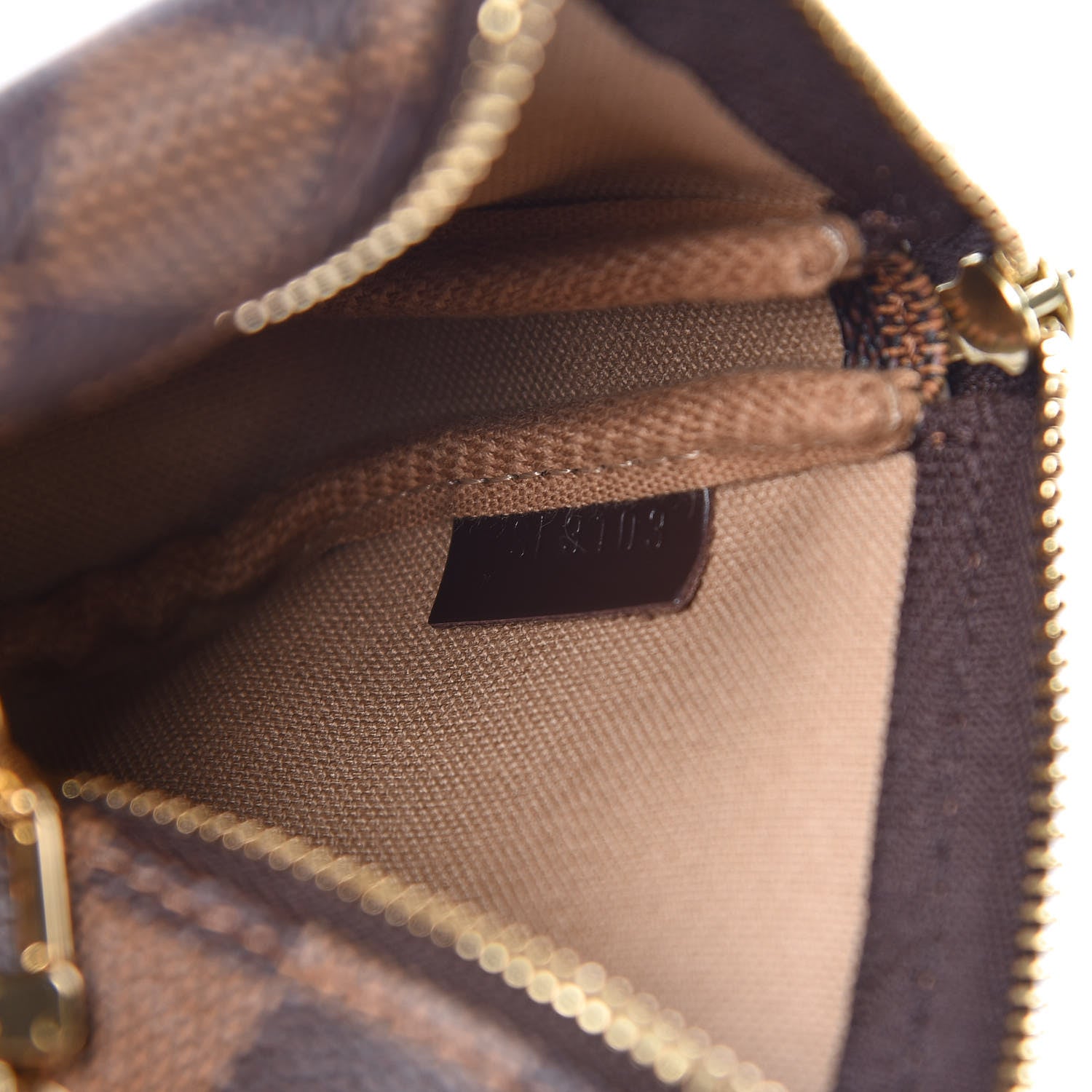 Louis Vuitton Damier Ebene Trunks and Locks Mini Pochette Accessories 7 of 9