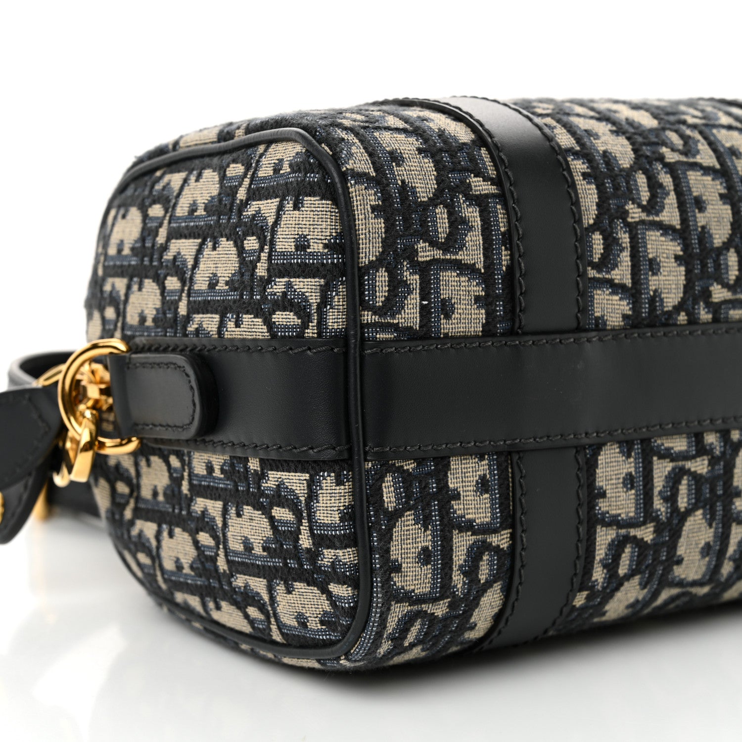 Christian Dior Oblique Groove 20 Bag Blue 9 of 10