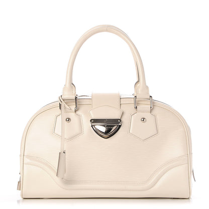 Louis Vuitton Epi Bowling Montaigne GM Ivory 1 of 7