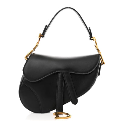 Christian Dior Calfskin Mini Saddle Bag Black 1 of 10