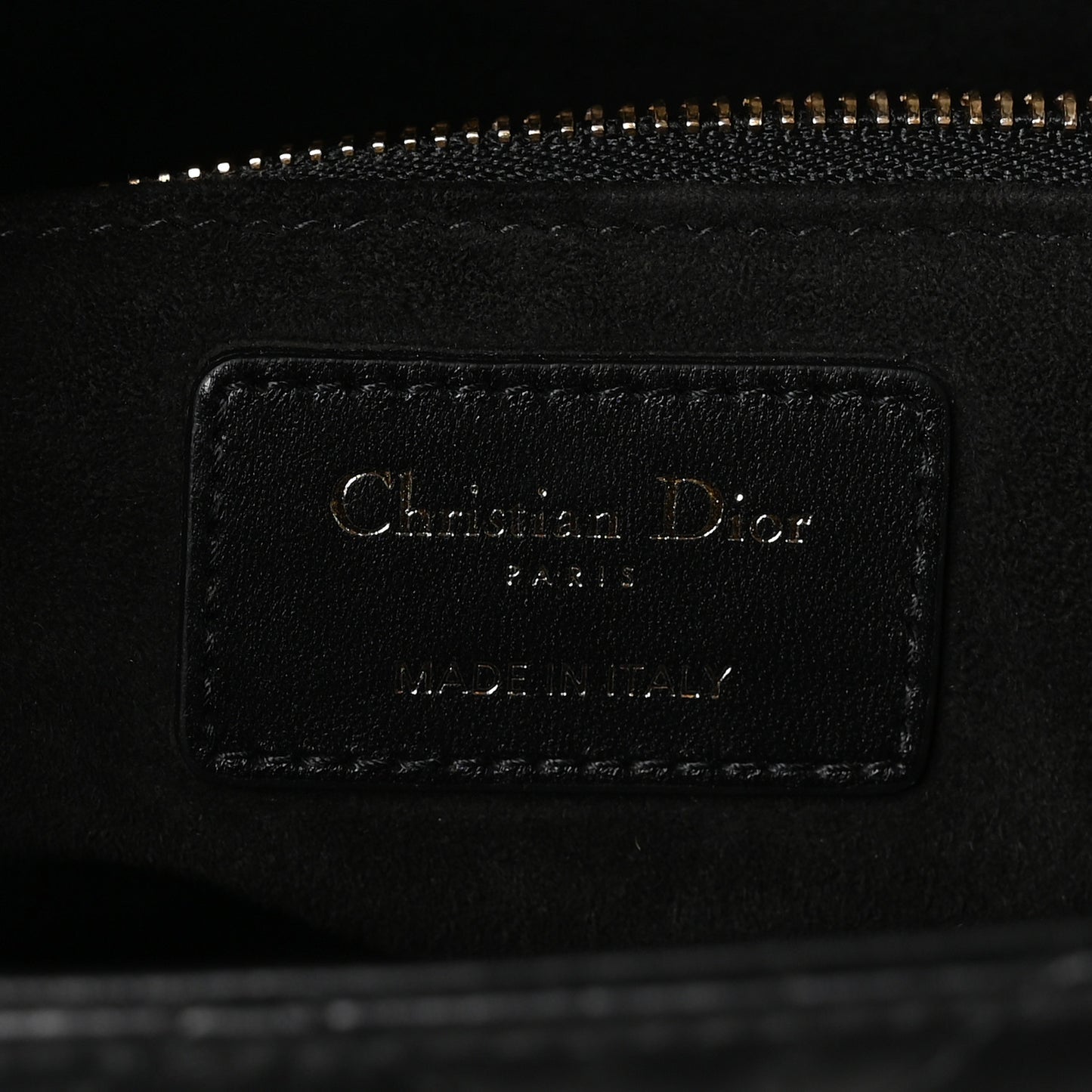 Lambskin Cannage Large Lady Dior Black