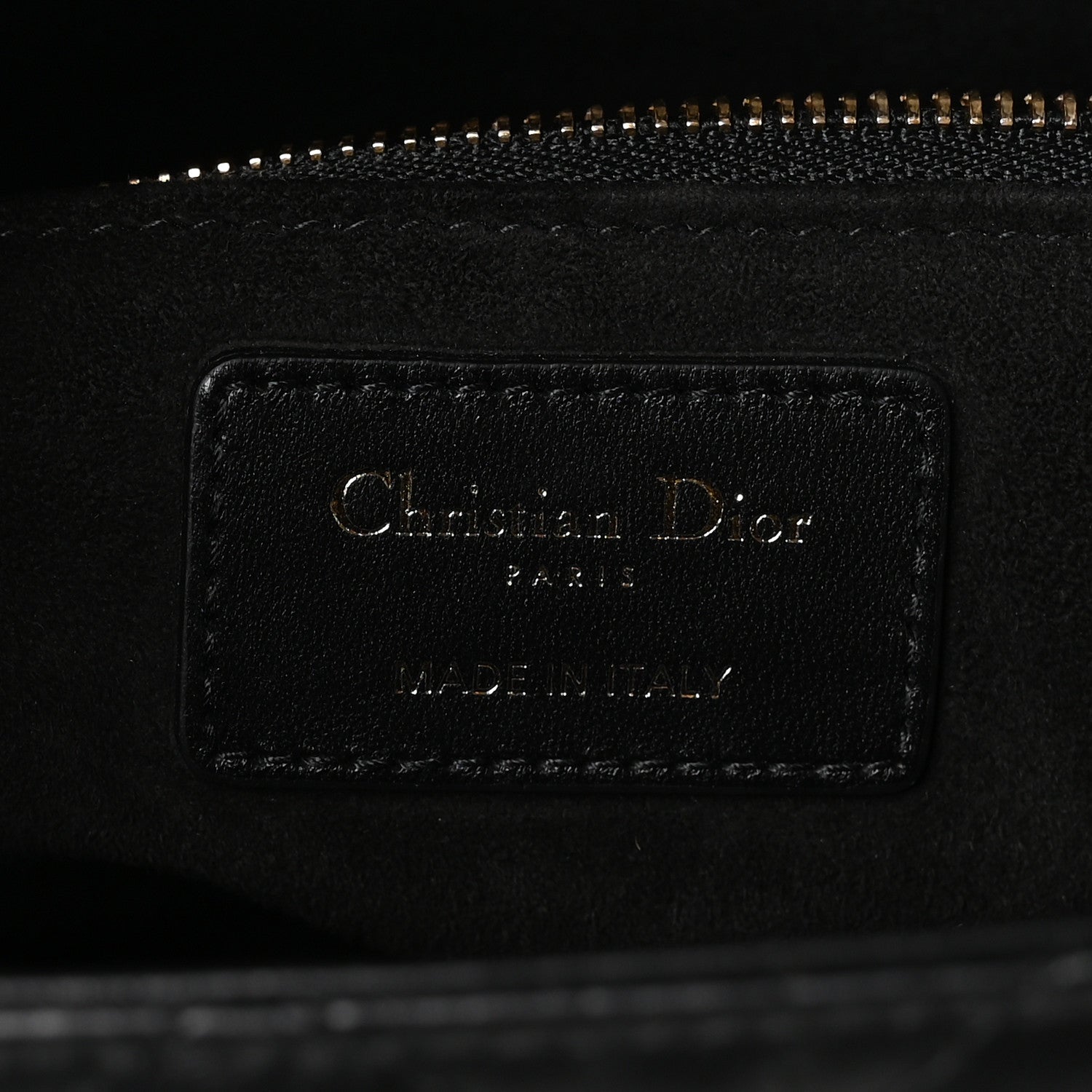 Christian Dior Lambskin Cannage Large Lady Dior Black 6 of 10