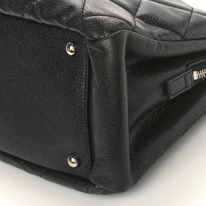 Chanel Caviar Quilted CC Timeless Soft Tote Black 9 of 9
