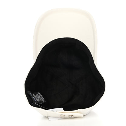 Chanel Cotton Sequin CC Cap Hat Ivory 7 of 8