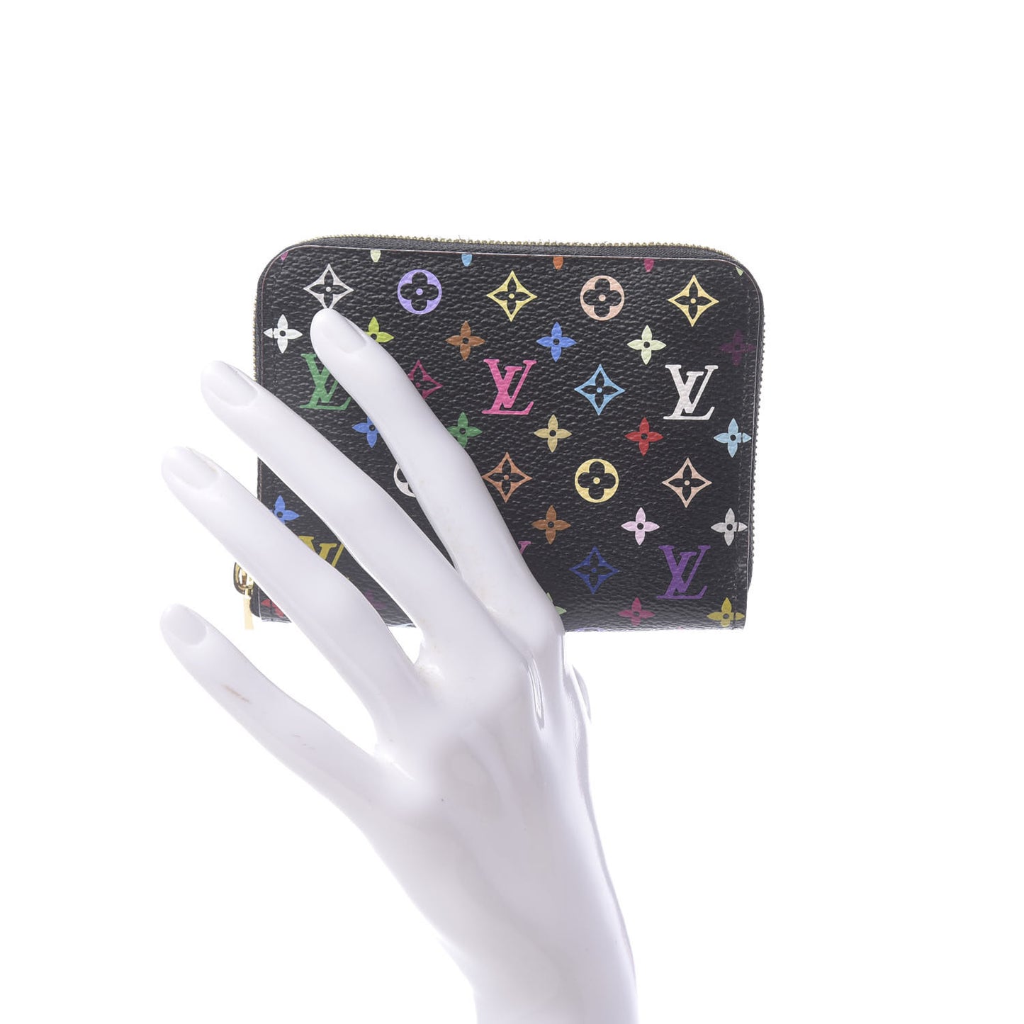 Monogram Multicolor Zippy Coin Purse Black Grenade