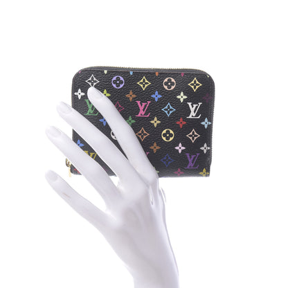 Louis Vuitton Monogram Multicolor Zippy Coin Purse Black Grenade 2 of 6