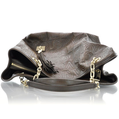 Louis Vuitton Monogram Paris Souple Whisper PM Chocolate 5 of 11
