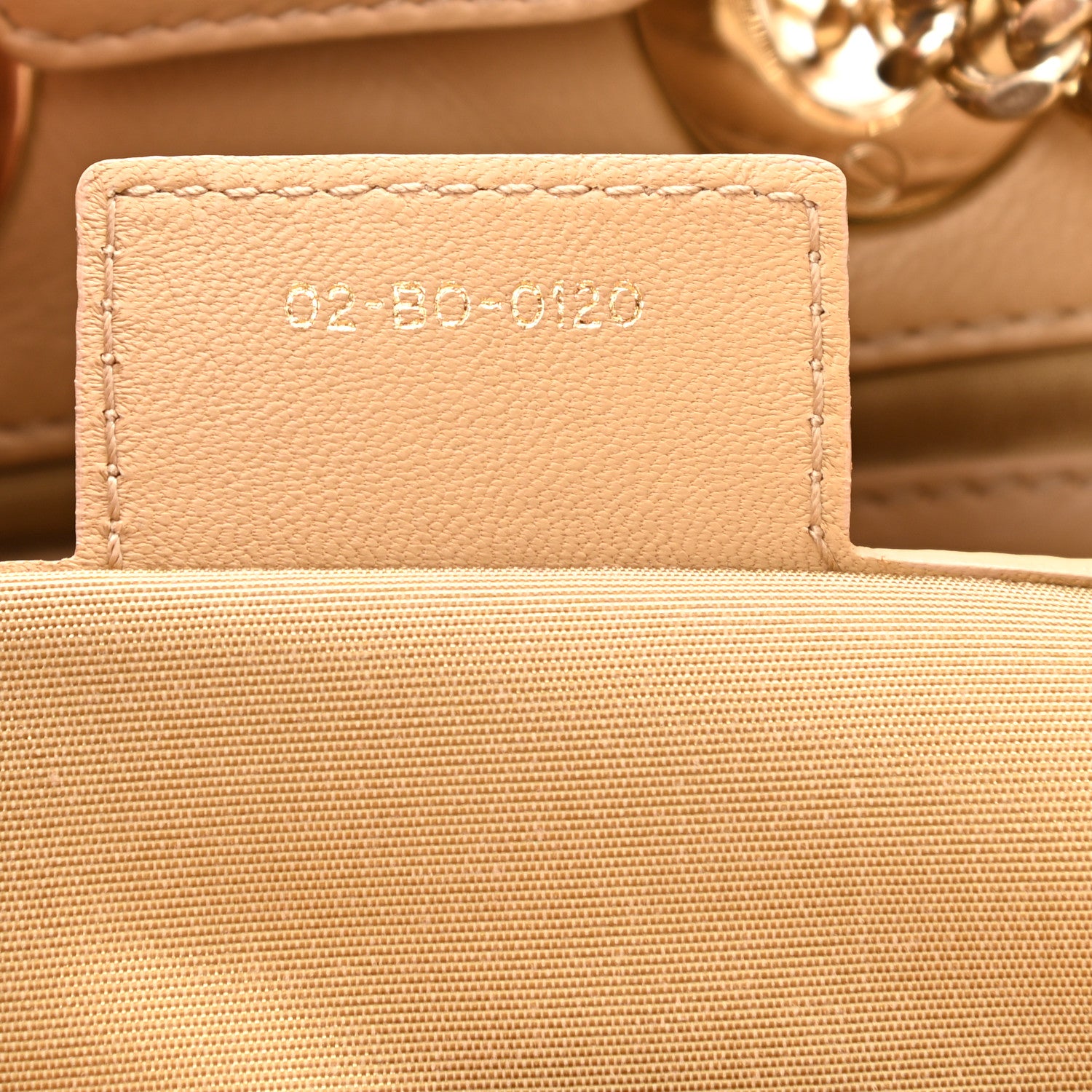 Christian Dior Lambskin Cannage Chri Chri Tote Beige 7 of 9