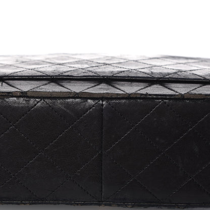 Chanel Lambskin Quilted Medium Double Flap Black 27 of 32