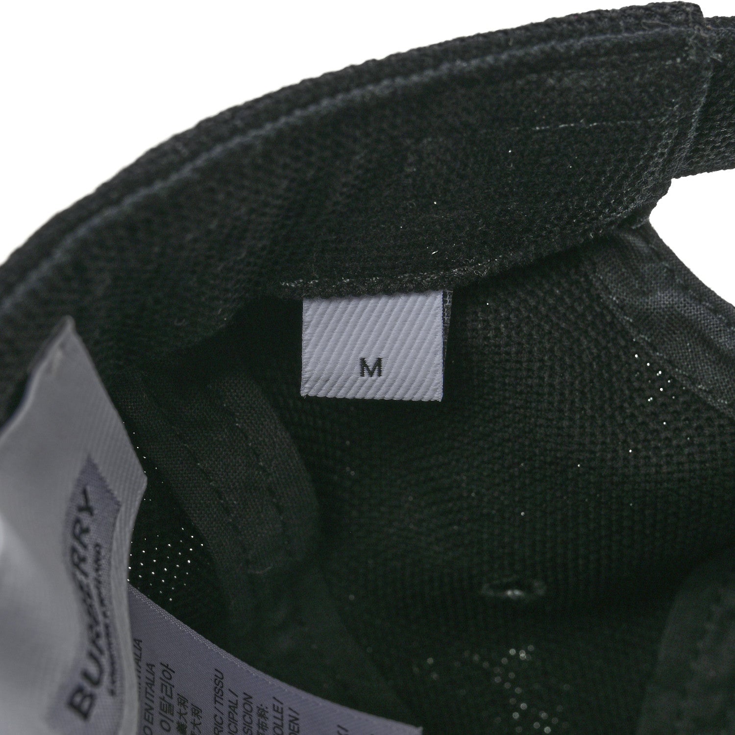 Burberry Cotton TB Monogram Baseball Hat M Black 9 of 12