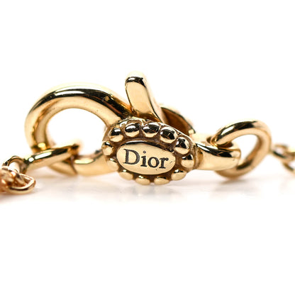 Christian Dior 18K Yellow Gold Diamond Mother of Pearl Rose Des Vents 3-Station Necklace 6 of 8