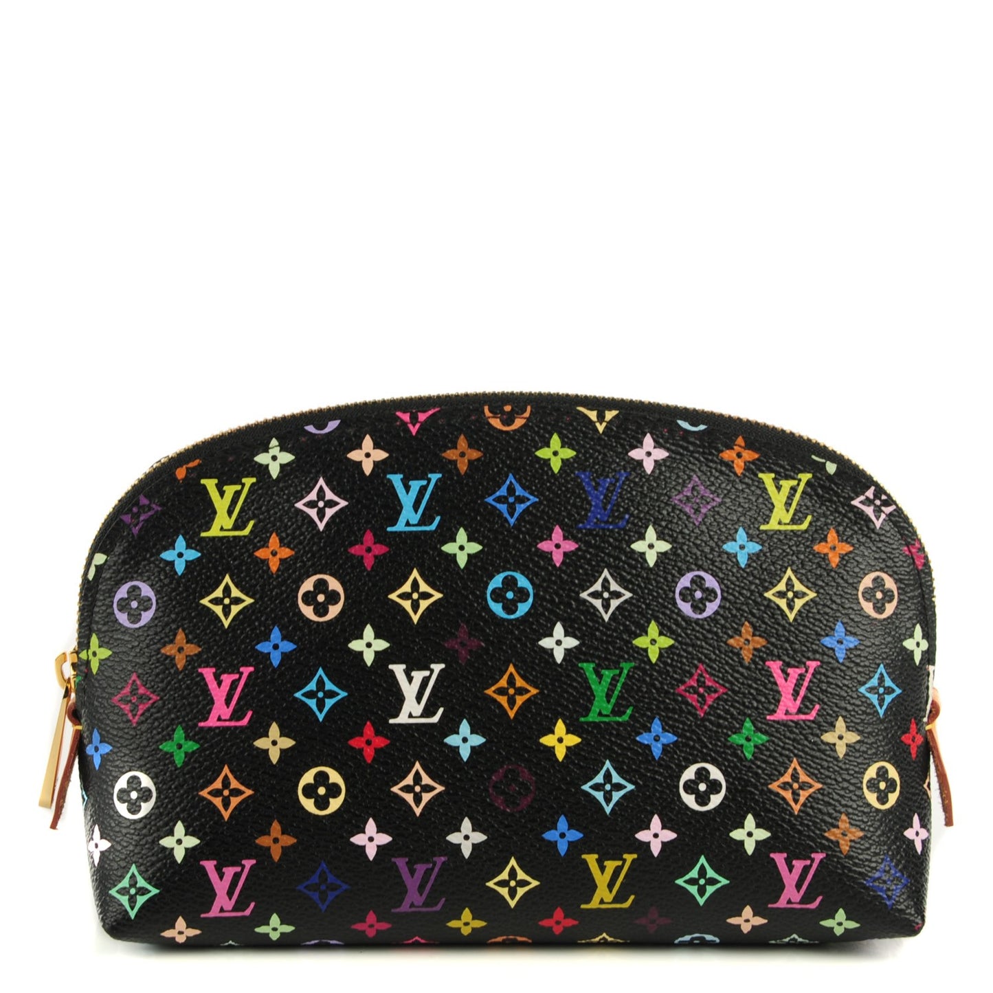 Monogram Multicolor Cosmetic Pouch Black Grenade