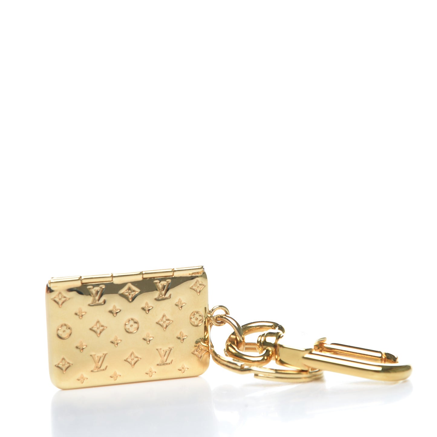 Love Note Envelope Bag Charm Key Holder Gold