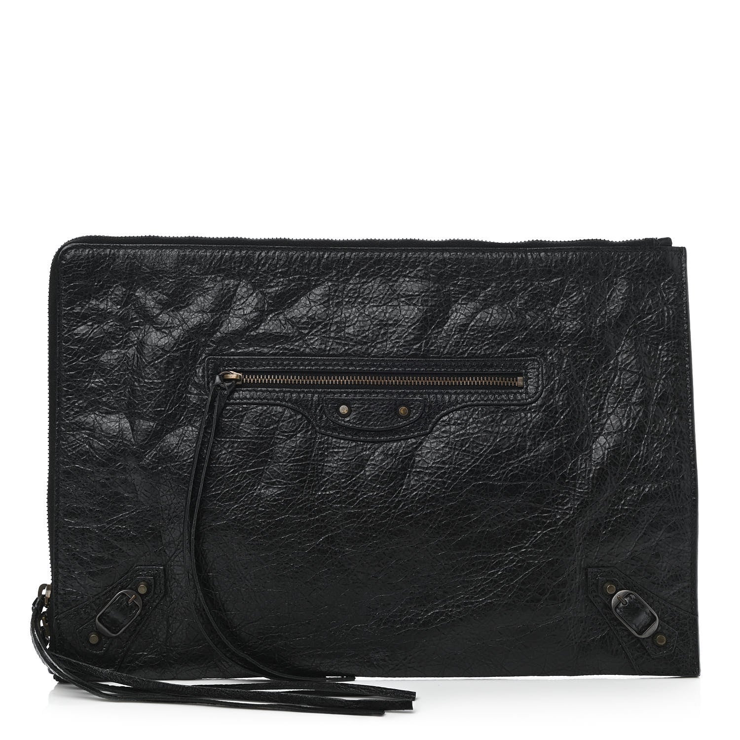 Balenciaga Agneau Classic Hardware Small Pouch Black 1 of 7