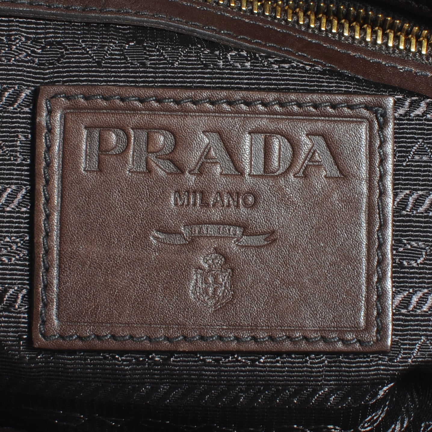 Prada Vitello Soft Shopping Tote Caffe 6 of 7