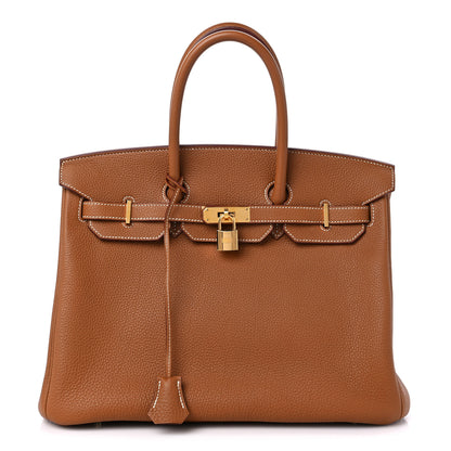 Hermes Togo Birkin 35 Gold 1 of 13