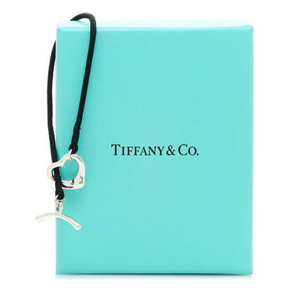 Tiffany Sterling Silver Elsa Peretti Open Heart Silk Cord Bracelet 4 of 4