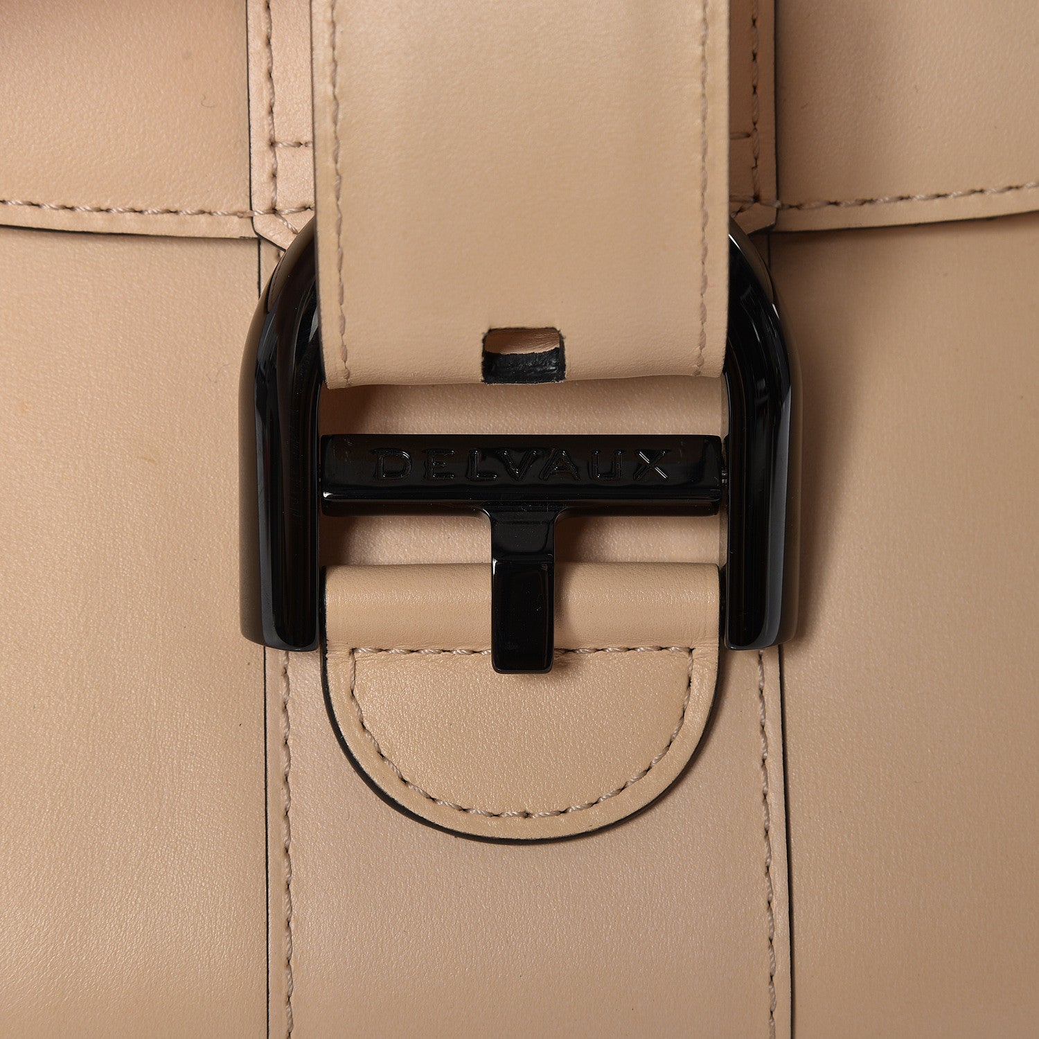 Delvaux Calfskin Mini Brillant Satchel Nude 7 of 10