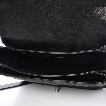 Chanel Caviar Quilted Medium Rock In Rome Single Flap Black 5 of 8
