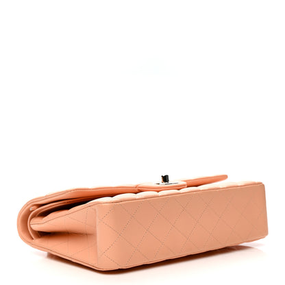Chanel Lambskin Quilted Medium Double Flap Light Pink 4 of 14
