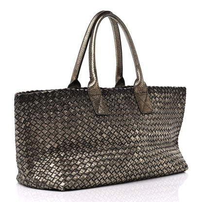 Bottega Veneta Intrecciato Medium Cabat Platino Ossidato 3 of 12