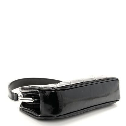 Chanel Patent Quilted Kisslock Frame Bag Black 4 of 11