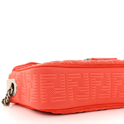 Fendi Technical Fabric FF Midi Chain Baguette Tulipano 9 of 14