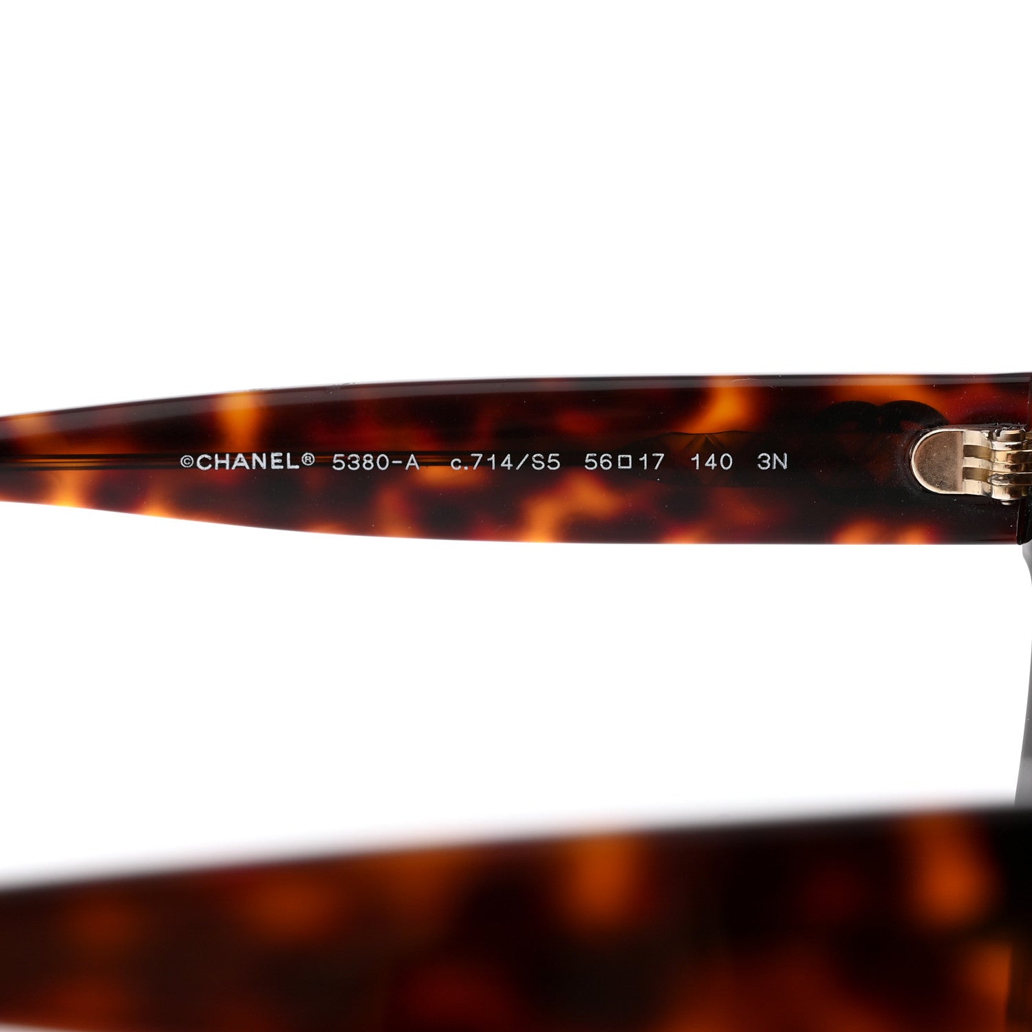 Chanel Acetate Runway Square Sunglasses 5380-A Dark Tortoise 5 of 8