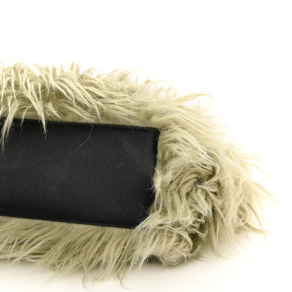 Marc Jacobs Faux Fur Mini The Creature Tote Bag Pistachio 10 of 12