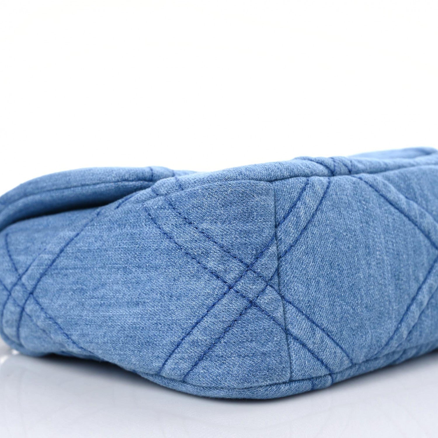 Chanel Denim Quilted Medium Chanel 19 Flap Blue 7 of 9