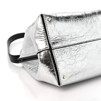 Chloe Metallic Calfskin Penelope Clutch Silver 8 of 11