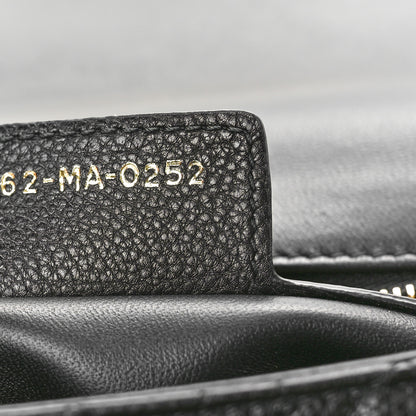 Christian Dior Calfskin Cannage Small Caro Bag Black 7 of 11