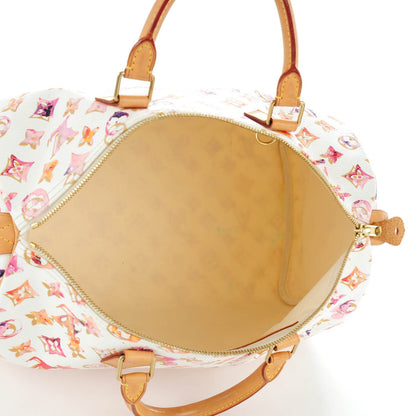 Louis Vuitton Watercolor Aquarelle Speedy 35 White 6 of 7