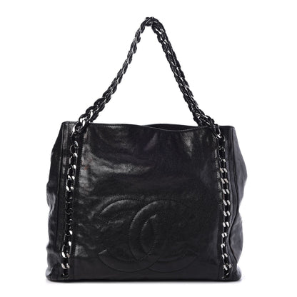 Chanel Glazed Caviar Modern Chain Tote Black 1 of 7