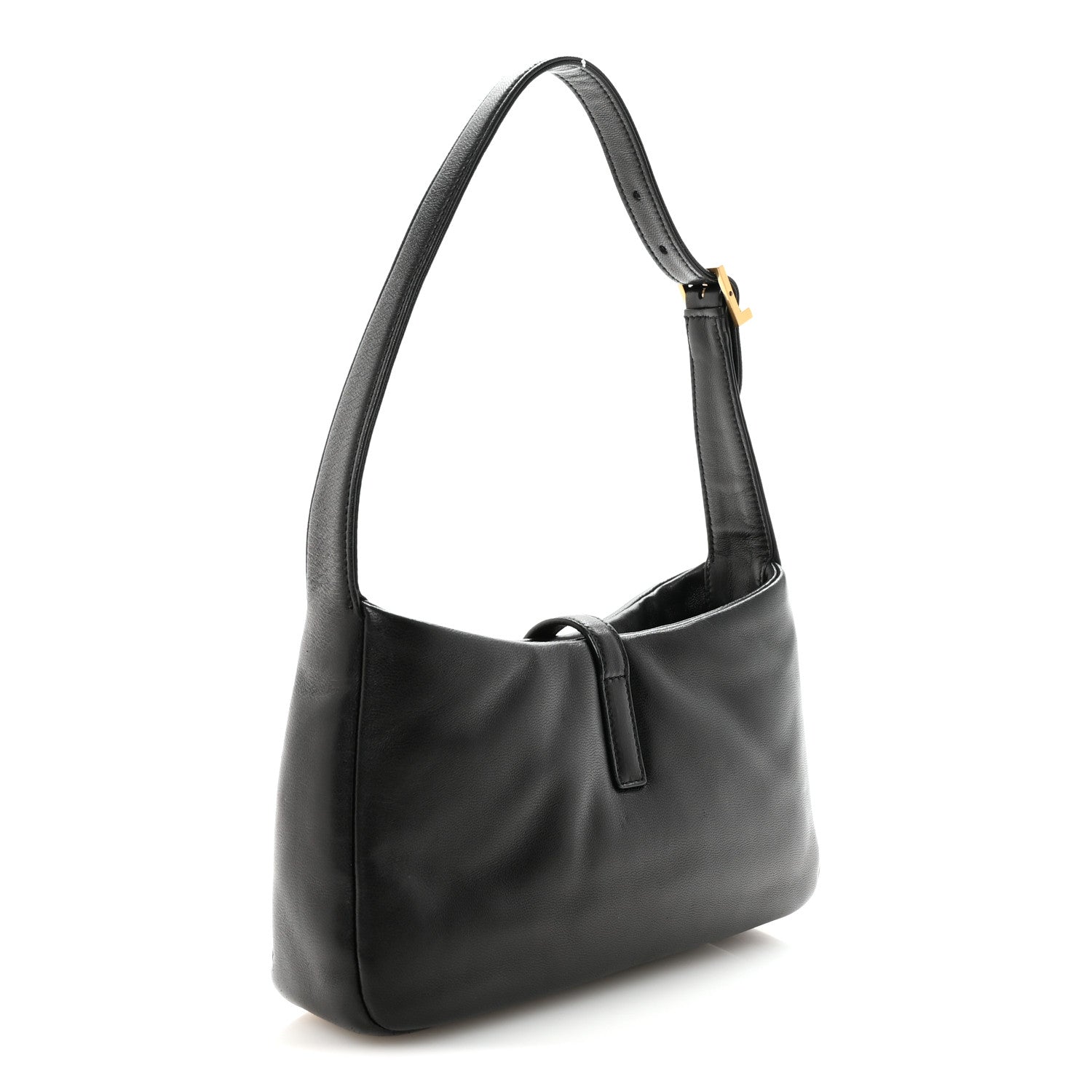 Saint Laurent Padded Lambskin Le 5 A 7 Hobo Black 2 of 10