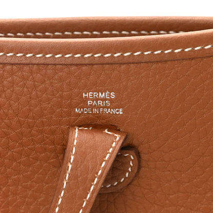 Hermes Taurillon Clemence Evelyne TPM Gold 6 of 11