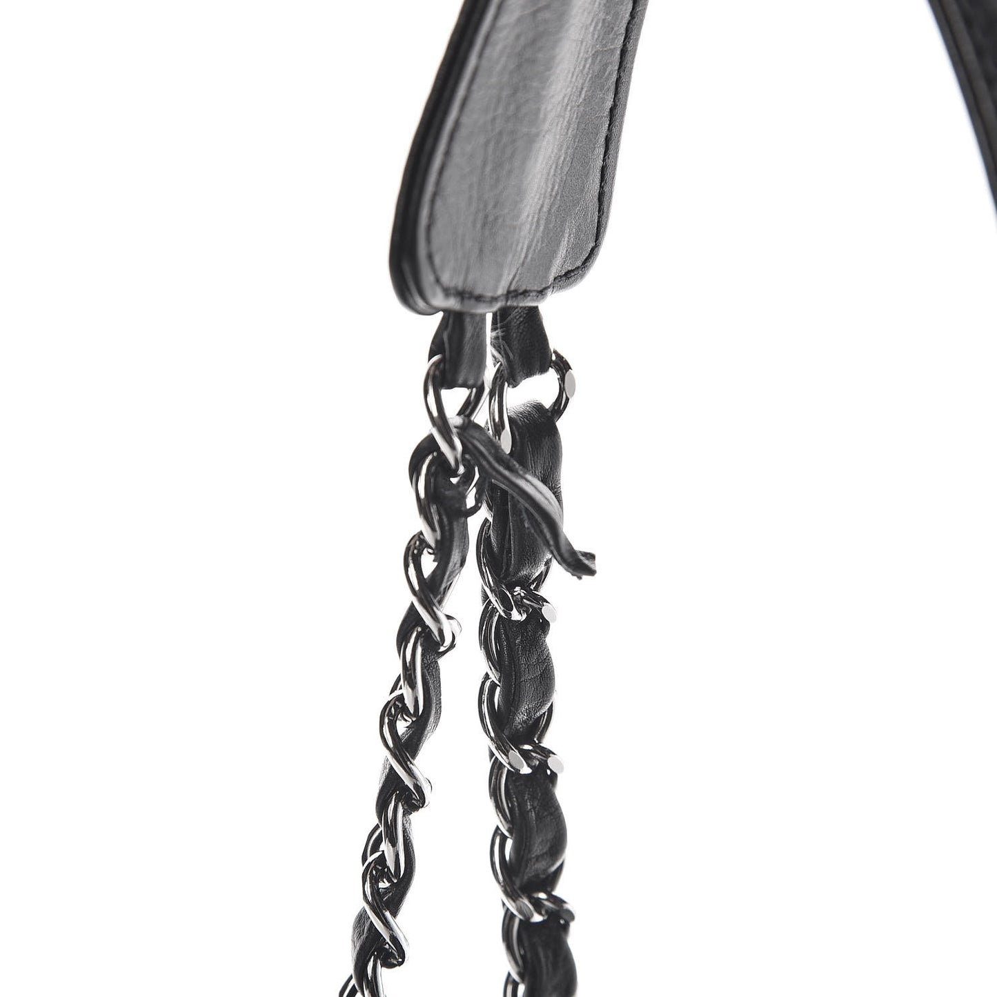 Calfskin Mademoiselle Shoulder Bag Black