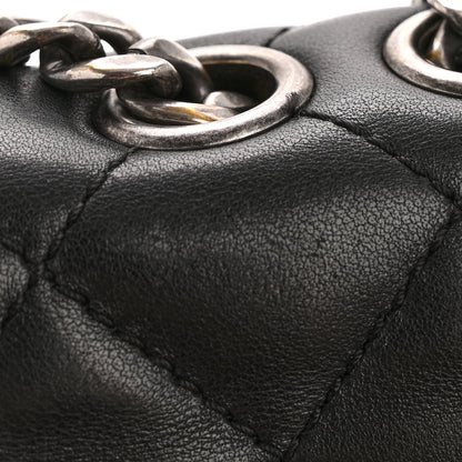 Chanel Lambskin Quilted Large Natural CC Flap Black 15 of 15