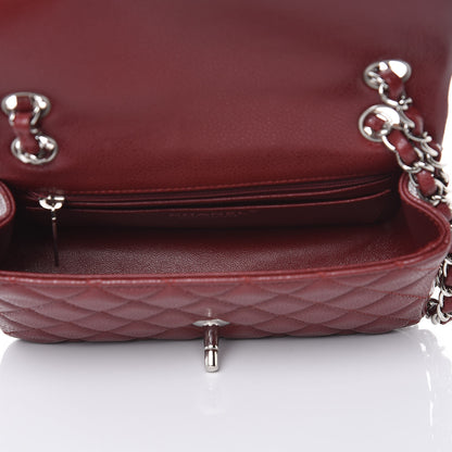 Chanel Caviar Quilted Mini Rectangular Flap Dark Red 5 of 8