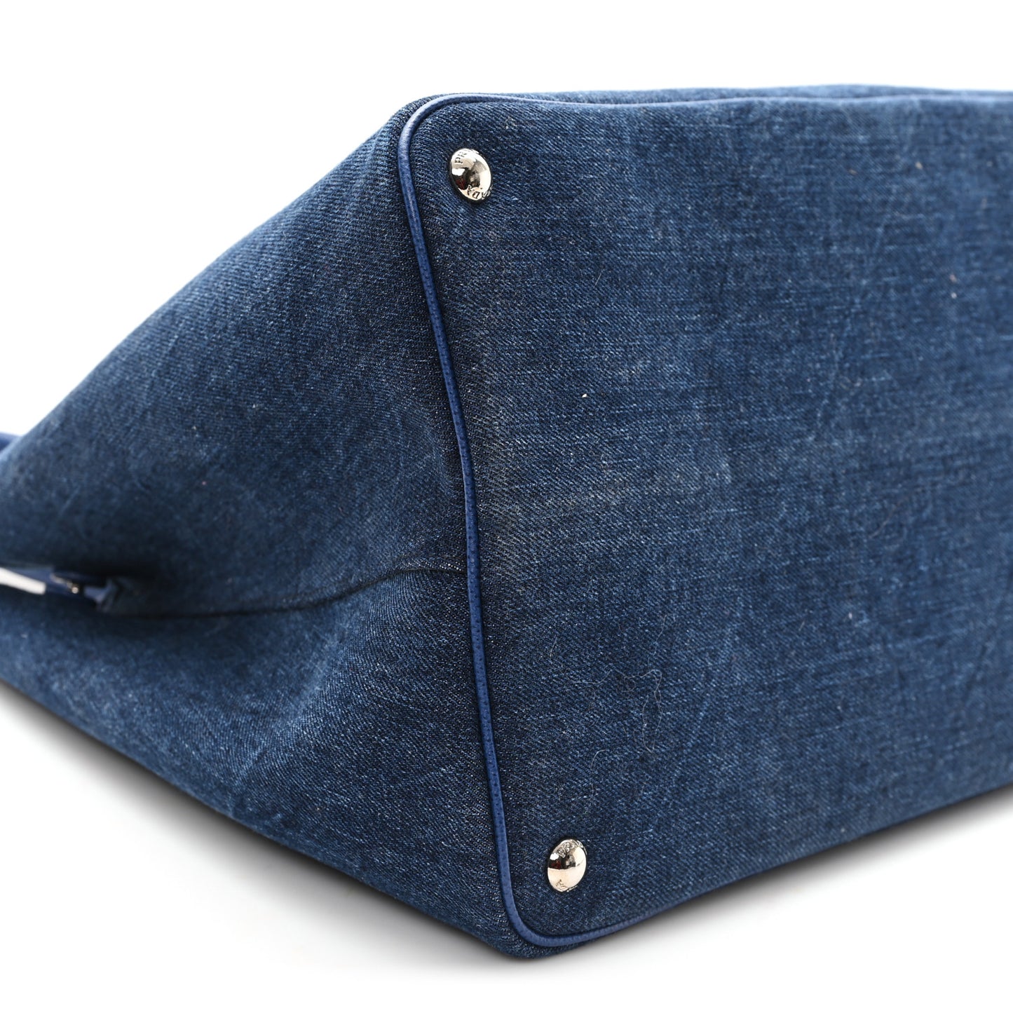 Denim Large Double Bag Blue